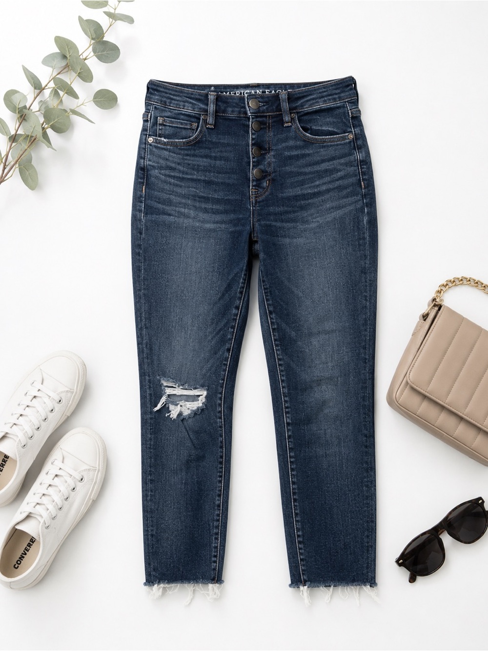 Hi-rise jegging crop American Eagle jeans next level stretch